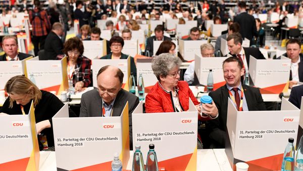 Christian Democratic Union party congress in Hamburg Christian Democratic Union party congress in Hamburg - Sputnik International