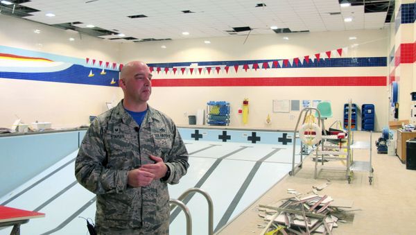 Air Force Col. Michael Staples shows damage from the powerful Nov. 30 earthquake, at Joint Base Elmendorf-Richardson Friday, Dec. 7, 2018, in Anchorage, Alaska. Air Force Col. Michael Staples shows damage from the powerful Nov. 30 earthquake, at Joint Base Elmendorf-Richardson Friday, Dec. 7, 2018, in Anchorage, Alaska. - Sputnik International