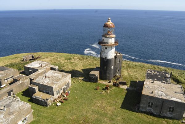 Shpanberg Lighthouse in Kurils Nature Reserve at Shikotan Island Shpanberg Lighthouse in Kurils Nature Reserve at Shikotan Island - Sputnik International