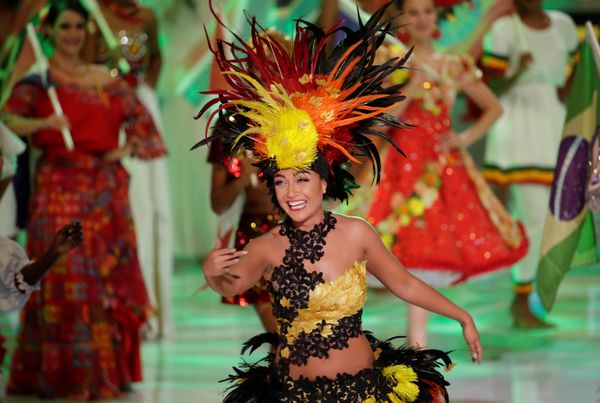 Contestants Dance During the 68th Miss World Pageant in China - Sputnik International