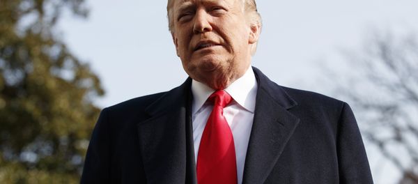 US President Donald Trump pauses as he talks to media before boarding Marine One on the South Lawn of the White House in Washington, Dec. 8, 2018 US President Donald Trump pauses as he talks to media before boarding Marine One on the South Lawn of the White House in Washington, Dec. 8, 2018 - Sputnik International