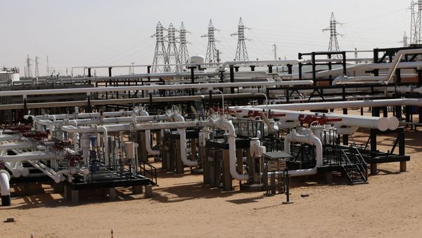 Pipes are pictured at the El Sharara oilfield (File) - Sputnik International