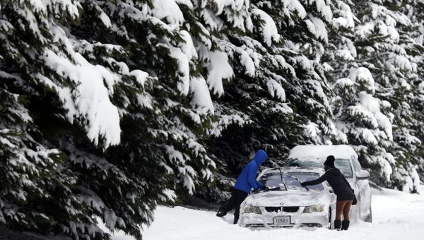 A winter storm kept dumped immobilizing snow, sleet or freezing rain across several southern states, leaving dangerously icy roads and hundreds of thousands of people without electricity - Sputnik International