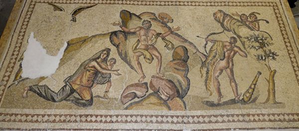 This undated photo provided by the U.S Department of Justice shows an ancient mosaic believed to have been looted from war-torn Syria and illegally imported into the United States This undated photo provided by the U.S Department of Justice shows an ancient mosaic believed to have been looted from war-torn Syria and illegally imported into the United States - Sputnik International