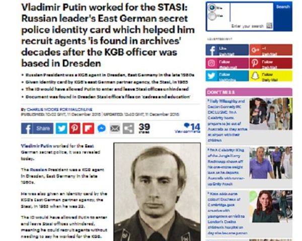 The Mail's take on the story, as expected, has been the most sensationalist. The Mail's take on the story, as expected, has been the most sensationalist. - Sputnik International