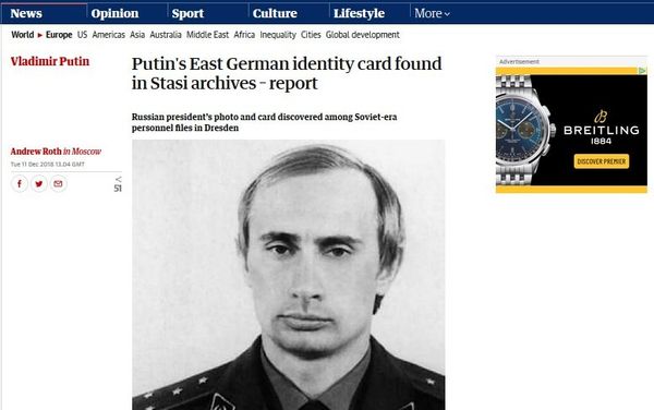 Screengrab of the Guardian's take on the story. Screengrab of the Guardian's take on the story. - Sputnik International