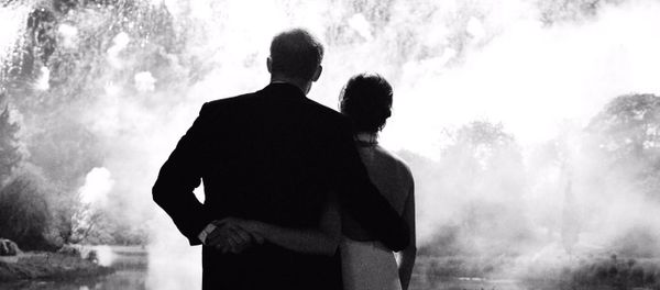The photograph, which features on Their Royal Highnesses’ Christmas card, was taken by photographer Chris Allerton The photograph, which features on Their Royal Highnesses’ Christmas card, was taken by photographer Chris Allerton - Sputnik International