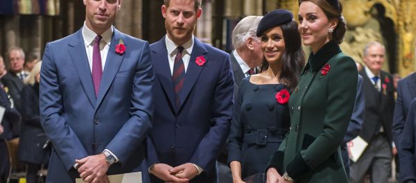 The Duke and Duchess of Cambridge and the Duke and Duchess of Sussex attend a National Service to mark the centenary of the Armistice at Westminster Abbey, London, Sunday November 11, 2018 - Sputnik International