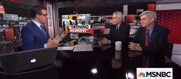 Journalist Michael Isikoff and co-author of his book on Russiagate, David Corn, talk to MSNBC's Chris Hayes about the relationship between US President Donald Trump and Russian President Vladimir Putin. Journalist Michael Isikoff and co-author of his book on Russiagate, David Corn, talk to MSNBC's Chris Hayes about the relationship between US President Donald Trump and Russian President Vladimir Putin. - Sputnik International
