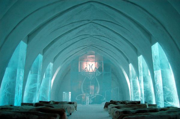 Icehotel in the Northern Swedish village of Jukkasjärvi - Sputnik International
