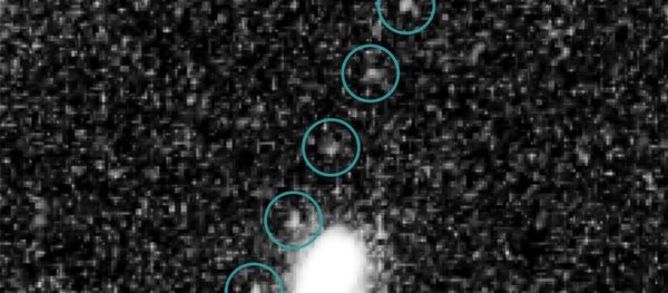 discovery images of Kuiper Belt object 2014 MU69 (Ultima Thule) taken on June 24, 2014, by the Hubble telescope - Sputnik International