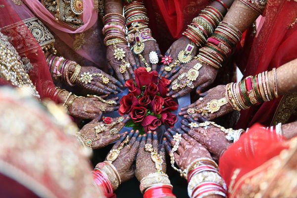 Brides During Mass Wedding Ceremony in India Brides During Mass Wedding Ceremony in India - Sputnik International