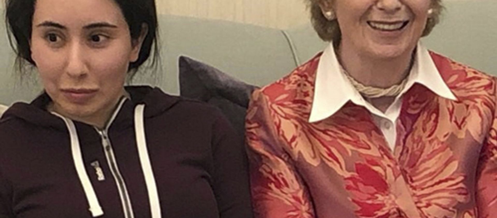 In this Saturday, Dec. 15, 2018 photo, released on Monday, Dec. 24, 2018, by the United Arab Emirates' Ministry of Foreign Affairs and International Cooperation, Sheikha Latifa bint Mohammed Al Maktoum, a daughter of Dubai's ruler Sheikh Mohammed bin Rashid Al Maktoum, left, meets Mary Robinson, a former United Nations High Commissioner for Human Rights and former president of Ireland, in Dubai, United Arab Emirates - Sputnik International, 1920, 19.02.2021