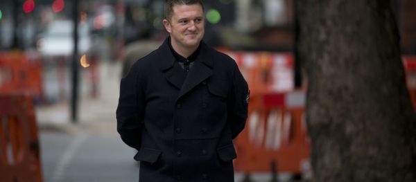 Tommy Robinson, the former leader of the right-wing EDL group, arrives for an appearance at Westminster Magistrates Court in London, Wednesday, Oct. 16, 2013 - Sputnik International