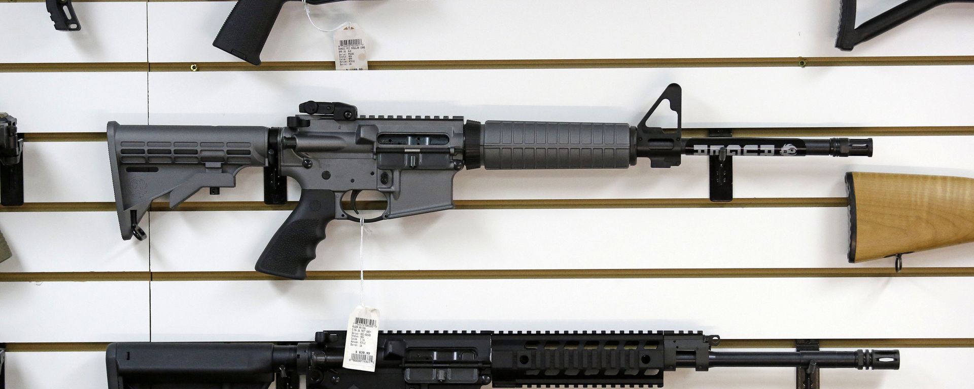 Ruger AR-15 semi-automatic rifles - Sputnik International, 1920, 03.10.2019