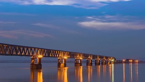Bogibeel bridge is a combined road and rail bridge in the Dibrugarh district of the north eastern Indian state of Assam - Sputnik International