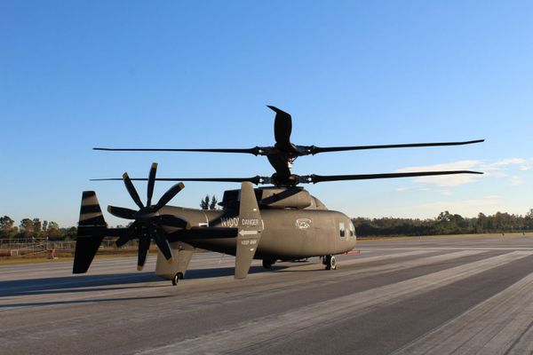 The Sikorsky-Boeing team offers a sneak peek at its new SB>1 DEFIANT™ helicopter. The Sikorsky-Boeing team offers a sneak peek at its new SB>1 DEFIANT™ helicopter. - Sputnik International