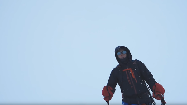 Record Trek: US Man Becomes First Person to Cross Antarctica Alone (PHOTOS) - Sputnik International