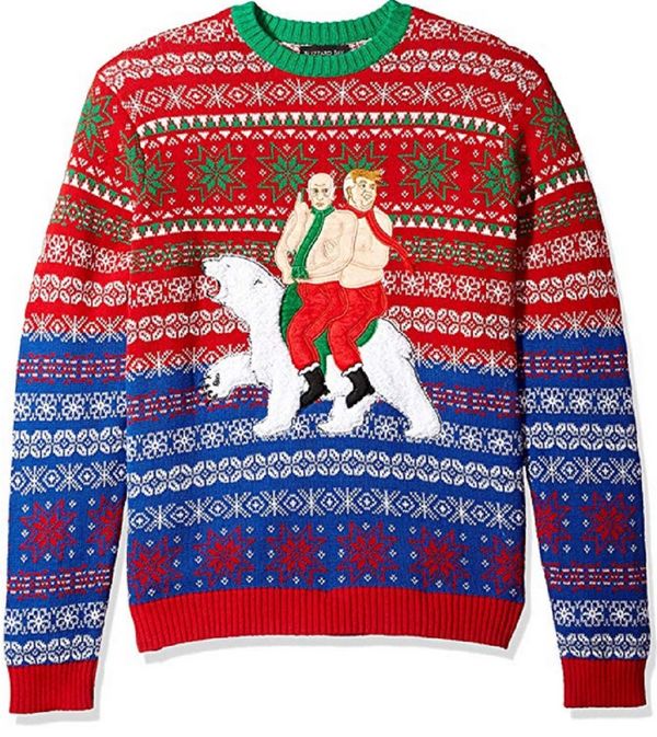 Blizzard Bay Men's Polar Bear Power Ugly Christmas Sweater  - Sputnik International