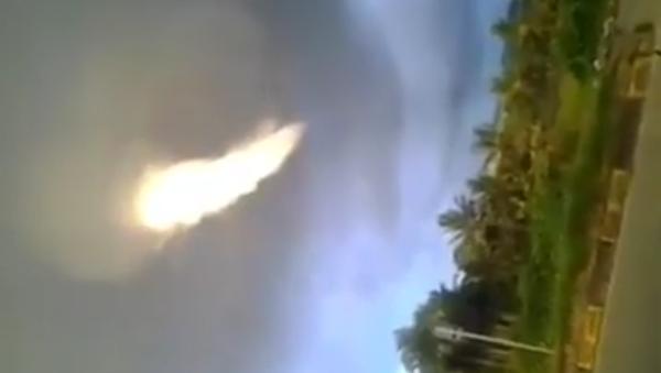 Fire Sky in Indonesia - Sputnik International