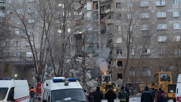 Gas blast in Russia's Magnitogorsk - Sputnik International
