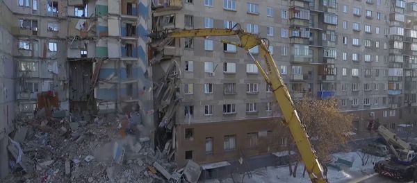 The situation in Magnitogorsk after the building collapse, 2 January, 2019. The situation in Magnitogorsk after the building collapse, 2 January, 2019. - Sputnik International