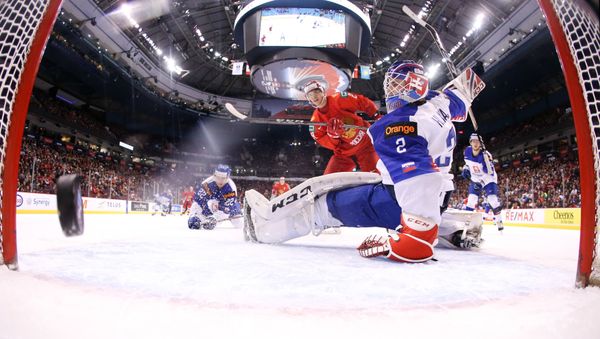 Russia takes on Slovakia at U20 World Junior Championship in Vancouver. - Sputnik International