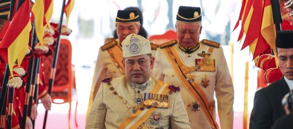 Sultan Muhammad V at the Parliament House in Kuala Lumpur, Malaysia Sultan Muhammad V at the Parliament House in Kuala Lumpur, Malaysia - Sputnik International