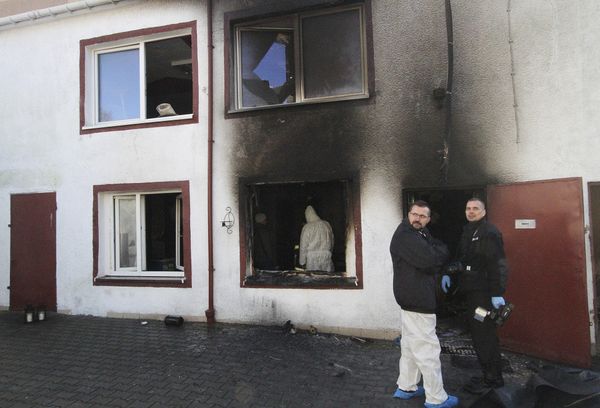 Forensic and other police experts examine the site of a fire in an Escape Room, in Koszalin, northern Poland, on Saturday, Jan. 5, 2019. Investigators in Poland on Saturday blamed a gas leak in a heating system at an Escape Room for a fire that killed five teenage girls and injured a man. Forensic and other police experts examine the site of a fire in an Escape Room, in Koszalin, northern Poland, on Saturday, Jan. 5, 2019. Investigators in Poland on Saturday blamed a gas leak in a heating system at an Escape Room for a fire that killed five teenage girls and injured a man. - Sputnik International