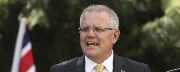 Australian Prime Minister Scott Morrison speaks during the unveiling of a Gandhi statue in the Sydney suburb of Parramatta, Thursday, Nov. 22, 2018 - Sputnik International