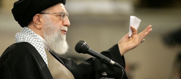 Iran's Supreme Leader Ayatollah Ali Khamenei meets with people of Qom, in Teheran, Iran, January 9, 2019 Iran's Supreme Leader Ayatollah Ali Khamenei meets with people of Qom, in Teheran, Iran, January 9, 2019 - Sputnik International