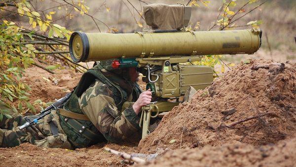 Anti-tank missile system Konkurs - Sputnik International