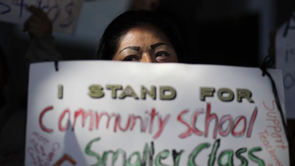 LOS ANGELES TEACHERS STRIKE - Sputnik International