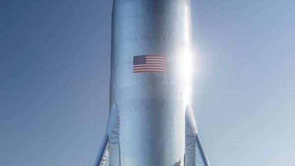 Starship test flight rocket just finished assembly at the SpaceX Texas launch site - Sputnik International