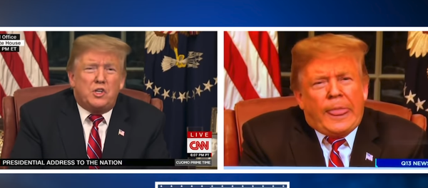 Staffer from Washington State news station fired over doctored video of US President Donald Trump's Oval Office speech on January 8, 2019. Staffer from Washington State news station fired over doctored video of US President Donald Trump's Oval Office speech on January 8, 2019. - Sputnik International