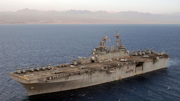 USS Kearsarge (LHD-3), file photo. USS Kearsarge (LHD-3), file photo. - Sputnik International