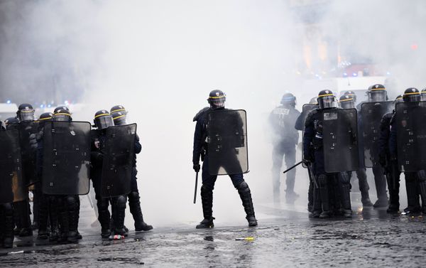French police during the Yellow Vests protest in Paris - Sputnik International