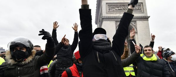 Yellow Vests protest in Paris Yellow Vests protest in Paris - Sputnik International