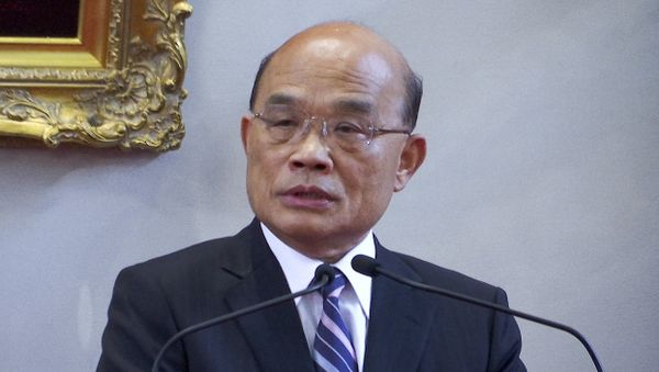 In this image made from video, newly appointed Taiwan's Premier Su Tseng-chang speaks during a press conference at the presidential office in Taipei, Taiwan, Friday, Jan. 11, 2019 - Sputnik International