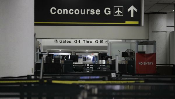 A closed down terminal at the Miami International Airport on Saturday, Jan. 12, 2019 - Sputnik International