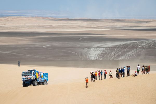 Photos of the KAMAZ Master team during the second stage of the Dakar 2019 Rally - Sputnik International