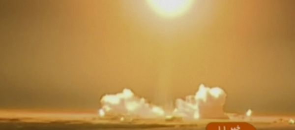 In this frame grab from Iranian state TV, a video, a rocket carrying a Payam satellite is launched at Imam Khomeini Space Center, a facility under the control of the country's Defense Ministry, in Semnan province, Iran, Tuesday, Jan. 15, 2019. According to Telecommunications Minister Mohammad Javad Azari Jahromi, the rocket failed to reach the necessary speed in the third stage of its launch. - Sputnik International