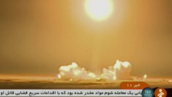In this frame grab from Iranian state TV, a video, a rocket carrying a Payam satellite is launched at Imam Khomeini Space Center, a facility under the control of the country's Defense Ministry, in Semnan province, Iran, Tuesday, Jan. 15, 2019. According to Telecommunications Minister Mohammad Javad Azari Jahromi, the rocket failed to reach the necessary speed in the third stage of its launch. - Sputnik International