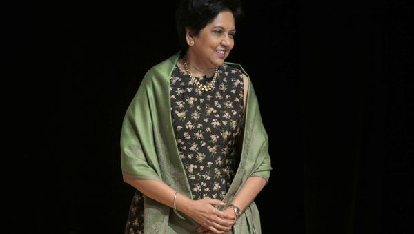 Former PepsiCo CEO Indra Nooyi participates in an event in New York, Tuesday, Oct. 9, 2018 - Sputnik International