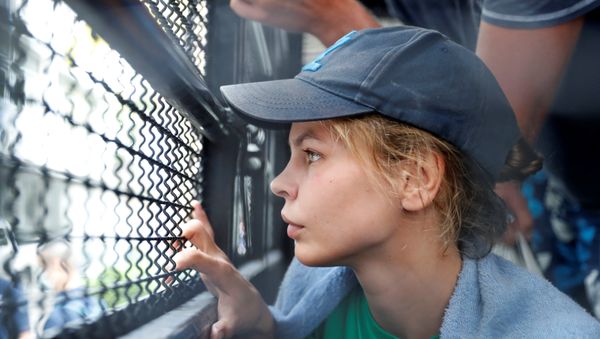 Anastasia Vashukevich, a Belarusian model and escort who caused a stir last year after she was arrested in Thailand and said she had evidence of Russian interference in the 2016 U.S. presidential election, is pictured at the immigration detention center before being deported in Bangkok, Thailand, January 17, 2019 - Sputnik International