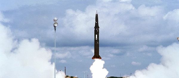 The United States Army test launches the first Pershing II battlefield support missile The United States Army test launches the first Pershing II battlefield support missile - Sputnik International