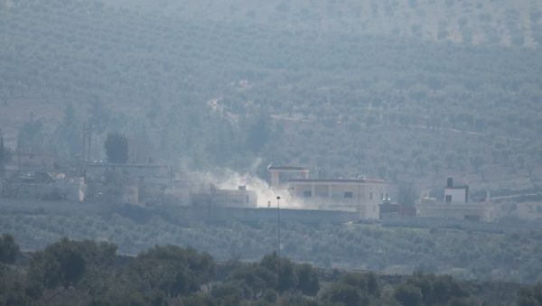 Explosion in Afrin - Sputnik International