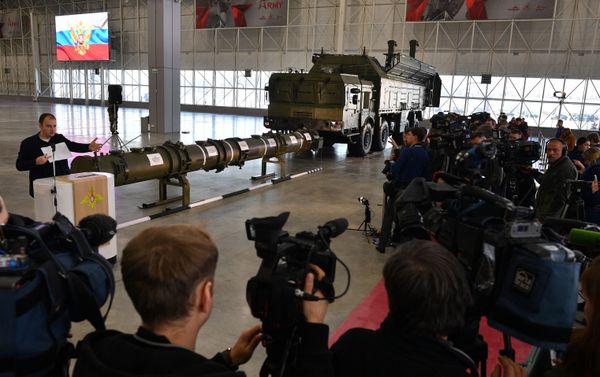 Demonstration of rocket 9M729 for military attaches Demonstration of rocket 9M729 for military attaches - Sputnik International