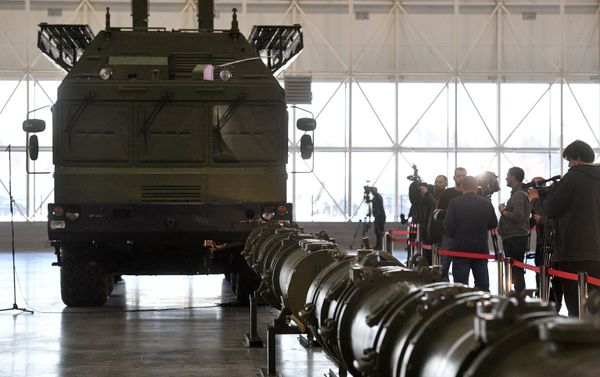 Demonstration of rocket 9M729 for military attaches Demonstration of rocket 9M729 for military attaches - Sputnik International