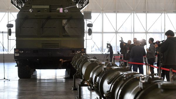 Demonstration of rocket 9M729 for military attaches - Sputnik International